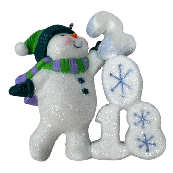 Hallmark Keepsake Holiday Parade Kringle & Kris Frosty Fun Decade Ornament Lot 3 - Picture 3 of 7